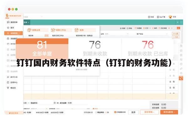 钉钉国内财务软件特点（钉钉的财务功能）