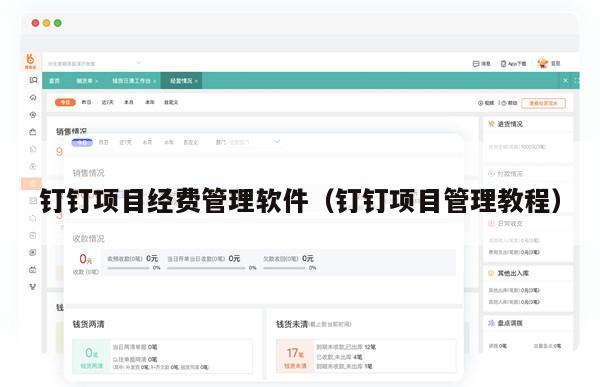 钉钉项目经费管理软件（钉钉项目管理教程）