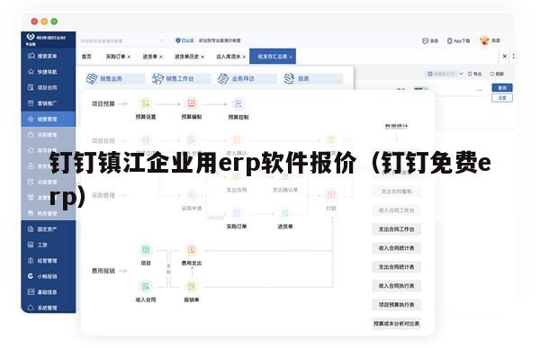 钉钉镇江企业用erp软件报价（钉钉免费erp）
