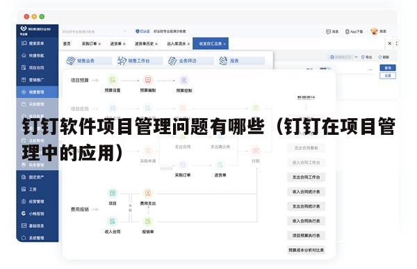 钉钉软件项目管理问题有哪些（钉钉在项目管理中的应用）