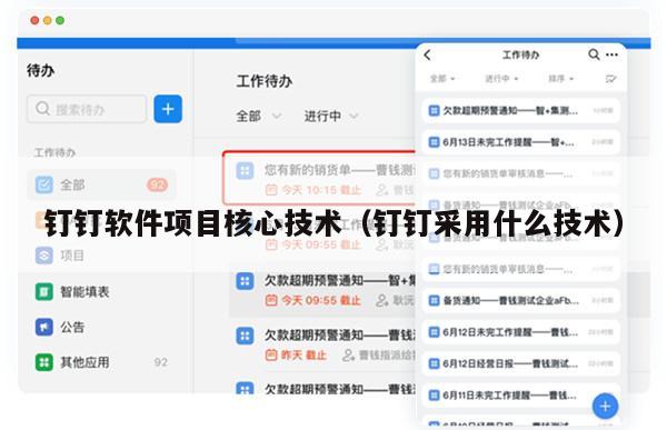钉钉软件项目核心技术（钉钉采用什么技术）
