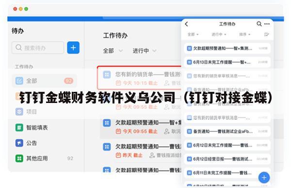 钉钉金蝶财务软件义乌公司（钉钉对接金蝶）