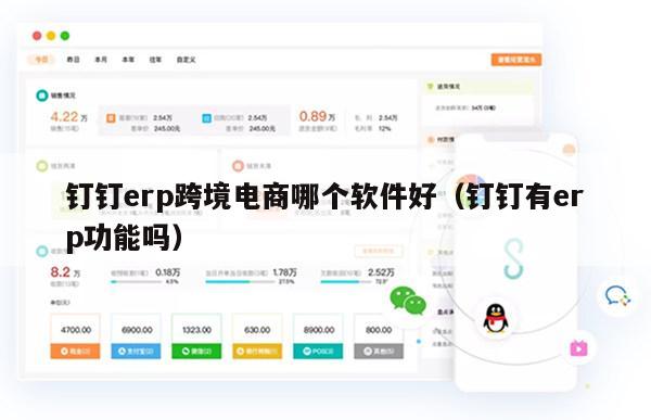 钉钉erp跨境电商哪个软件好（钉钉有erp功能吗）