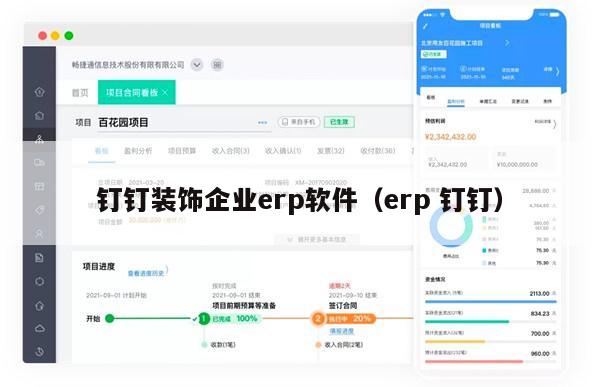 钉钉装饰企业erp软件（erp 钉钉）