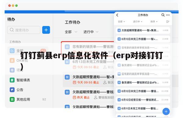 钉钉蓟县erp信息化软件（erp对接钉钉）