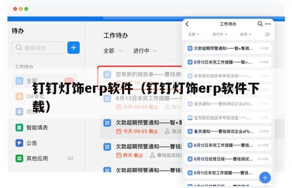 钉钉灯饰erp软件（钉钉灯饰erp软件下载）