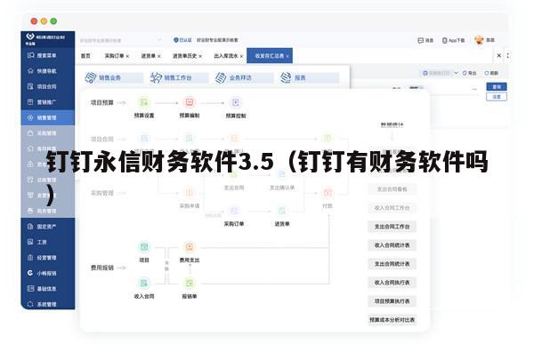 钉钉永信财务软件3.5（钉钉有财务软件吗）