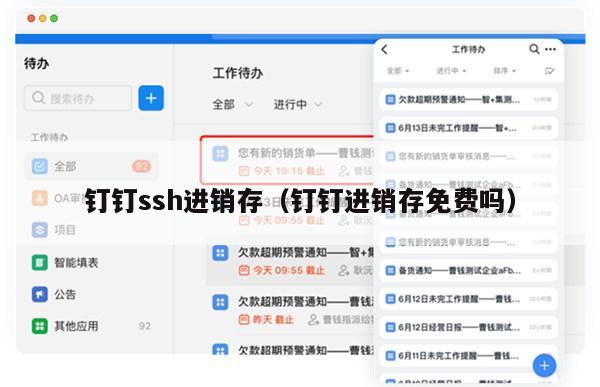 钉钉ssh进销存（钉钉进销存免费吗）