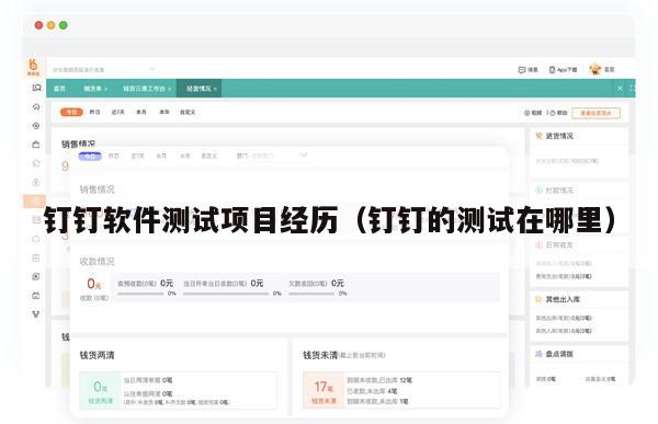 钉钉软件测试项目经历（钉钉的测试在哪里）