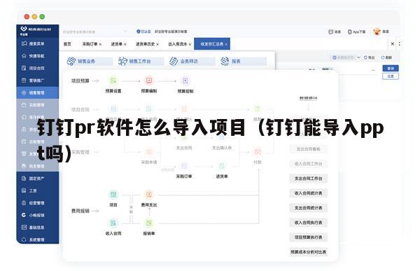 钉钉pr软件怎么导入项目（钉钉能导入ppt吗）
