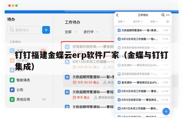 钉钉福建金蝶云erp软件厂家（金蝶与钉钉集成）