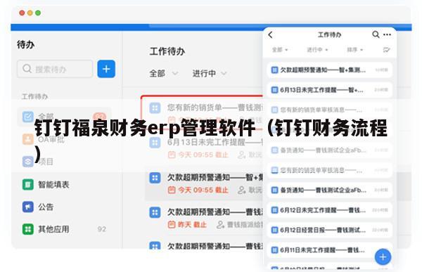 钉钉福泉财务erp管理软件（钉钉财务流程）