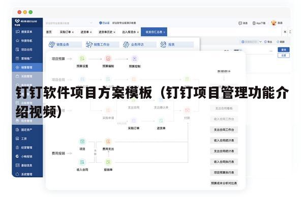 钉钉软件项目方案模板（钉钉项目管理功能介绍视频）