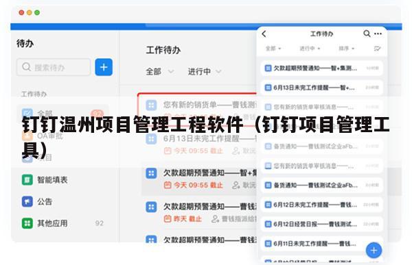 钉钉温州项目管理工程软件（钉钉项目管理工具）