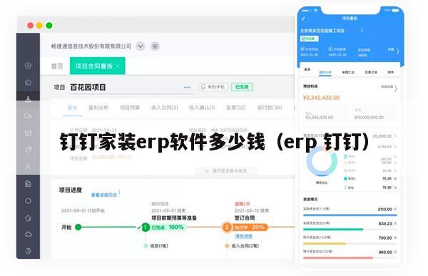 钉钉家装erp软件多少钱（erp 钉钉）