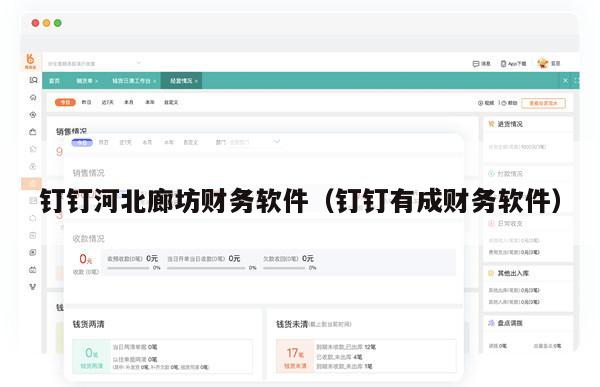 钉钉河北廊坊财务软件（钉钉有成财务软件）