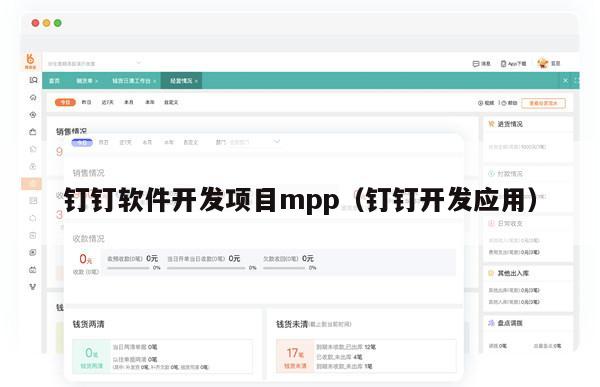 钉钉软件开发项目mpp（钉钉开发应用）