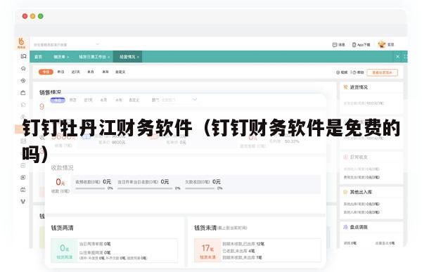 钉钉牡丹江财务软件（钉钉财务软件是免费的吗）