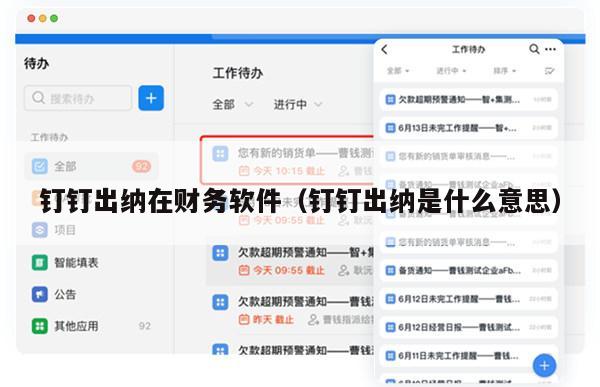 钉钉出纳在财务软件（钉钉出纳是什么意思）