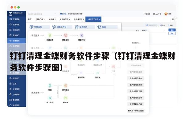 钉钉清理金蝶财务软件步骤（钉钉清理金蝶财务软件步骤图）