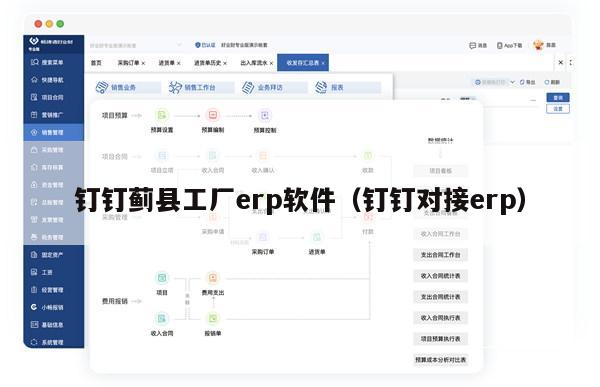 钉钉蓟县工厂erp软件（钉钉对接erp）