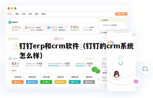 钉钉erp和crm软件（钉钉的crm系统怎么样）
