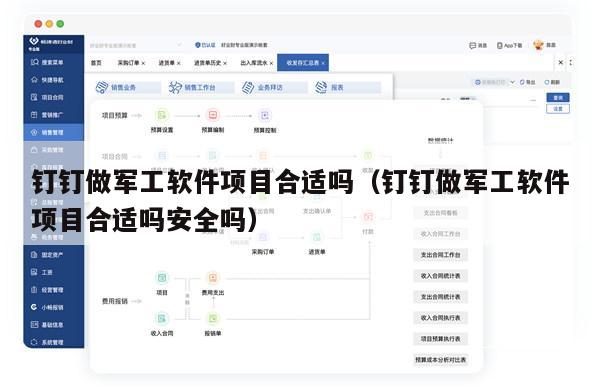 钉钉做军工软件项目合适吗（钉钉做军工软件项目合适吗安全吗）