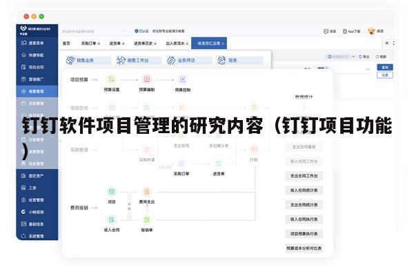 钉钉软件项目管理的研究内容（钉钉项目功能）