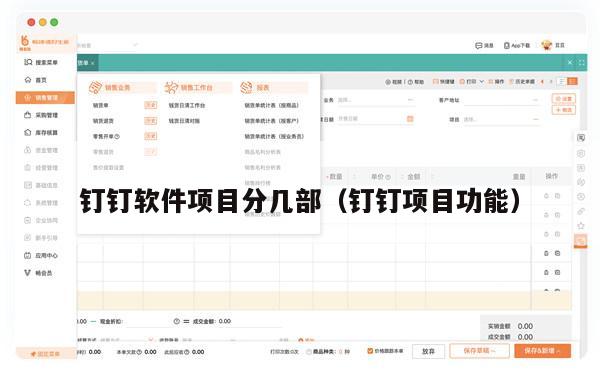 钉钉软件项目分几部（钉钉项目功能）