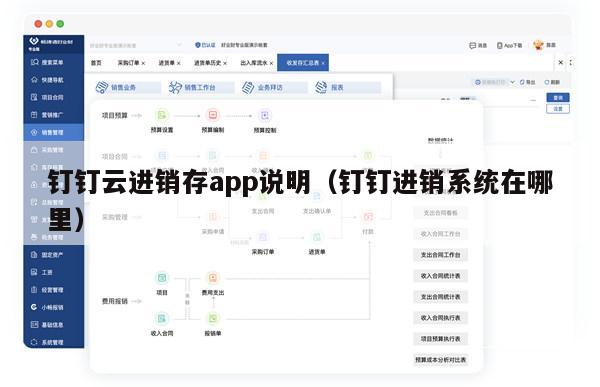 钉钉云进销存app说明（钉钉进销系统在哪里）