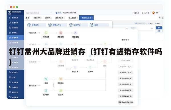 钉钉常州大品牌进销存（钉钉有进销存软件吗）