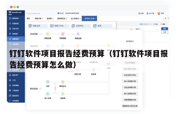 钉钉软件项目报告经费预算（钉钉软件项目报告经费预算怎么做）