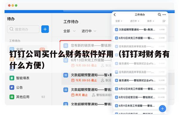 钉钉公司买什么财务软件好用（钉钉对财务有什么方便）