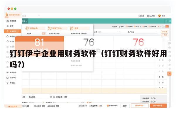 钉钉伊宁企业用财务软件（钉钉财务软件好用吗?）
