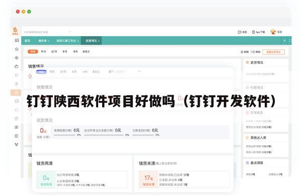 钉钉陕西软件项目好做吗（钉钉开发软件）