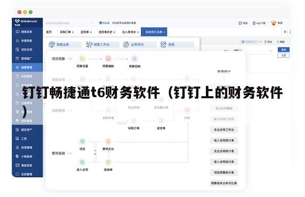 钉钉畅捷通t6财务软件（钉钉上的财务软件）