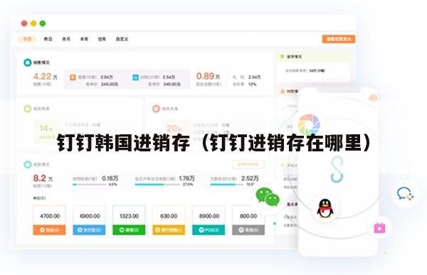 钉钉韩国进销存（钉钉进销存在哪里）