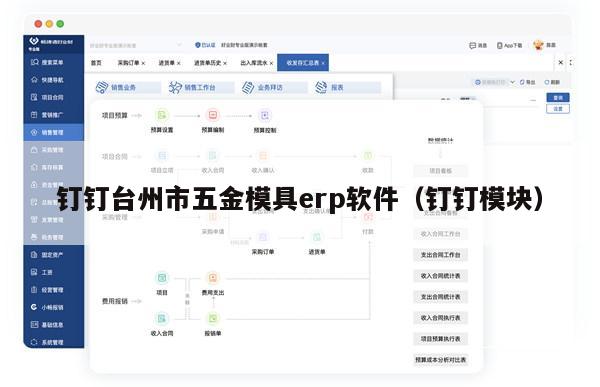 钉钉台州市五金模具erp软件（钉钉模块）
