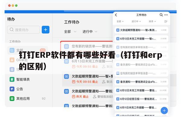 钉钉ERP软件都有哪些好看（钉钉和erp的区别）