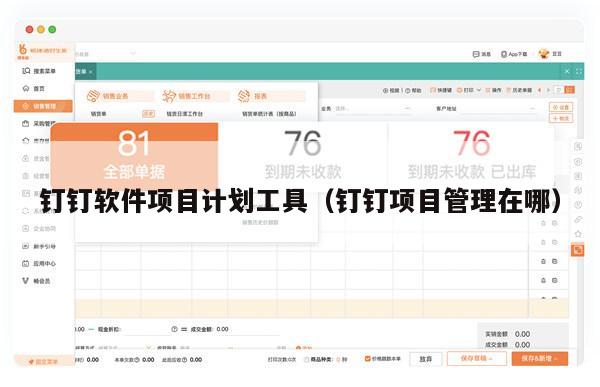 钉钉软件项目计划工具（钉钉项目管理在哪）