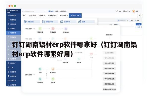 钉钉湖南铝材erp软件哪家好（钉钉湖南铝材erp软件哪家好用）
