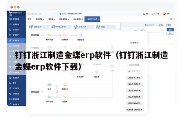 钉钉浙江制造金蝶erp软件（钉钉浙江制造金蝶erp软件下载）