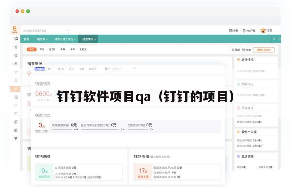 钉钉软件项目qa（钉钉的项目）