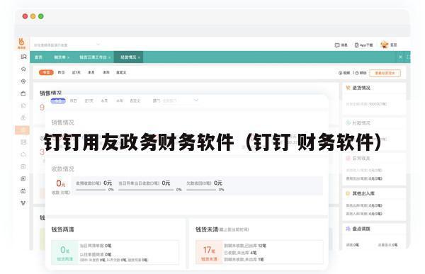 钉钉用友政务财务软件（钉钉 财务软件）