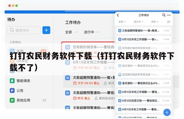 钉钉农民财务软件下载（钉钉农民财务软件下载不了）