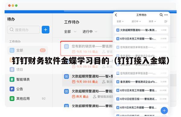 钉钉财务软件金蝶学习目的（钉钉接入金蝶）