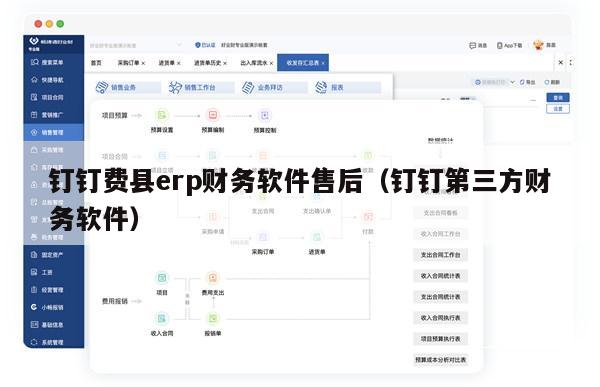 钉钉费县erp财务软件售后（钉钉第三方财务软件）