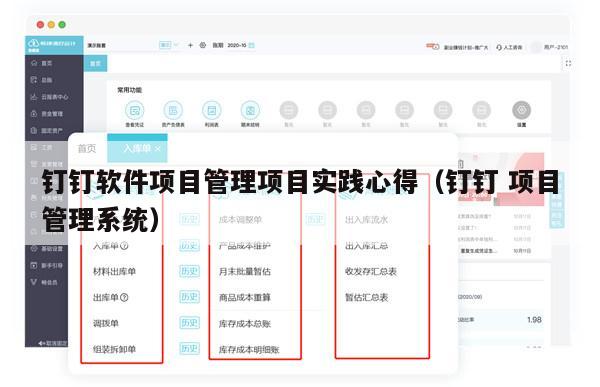 钉钉软件项目管理项目实践心得（钉钉 项目管理系统）