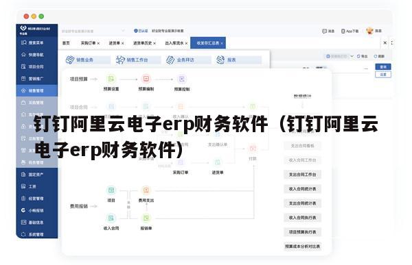 钉钉阿里云电子erp财务软件（钉钉阿里云电子erp财务软件）