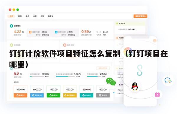 钉钉计价软件项目特征怎么复制（钉钉项目在哪里）